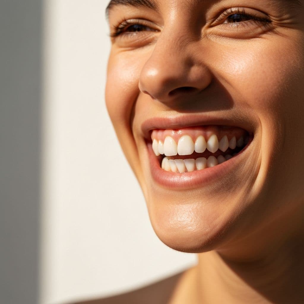 Beautiful confident smile