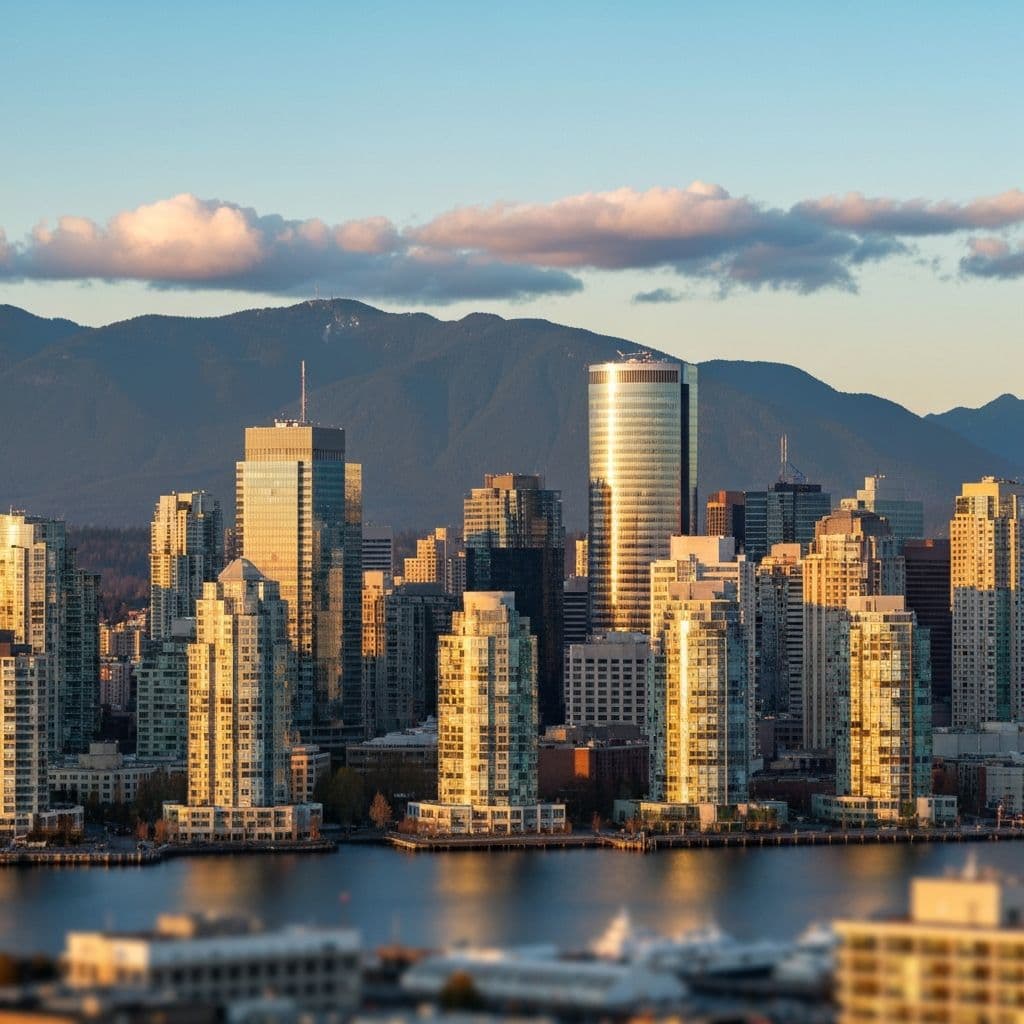 Vancouver skyline, home of North Digital